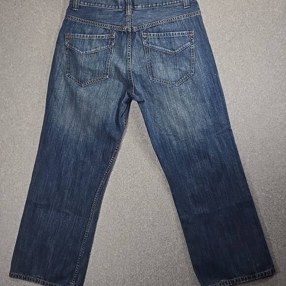 Anchor Blue Straight Boot Jeans Baggy Y2K 36x30 Wide Leg - Picture 6 of 11